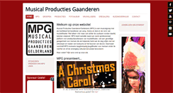 Desktop Screenshot of musicalproducties.nl