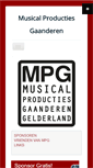 Mobile Screenshot of musicalproducties.nl